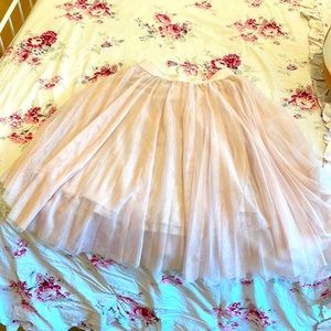 Pale Pink Ballerina-tulle Skirt